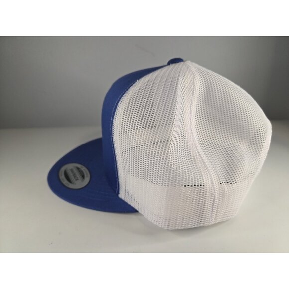 The Classics Yupoong Hat White and Blue Snapback - Picture 2 of 6